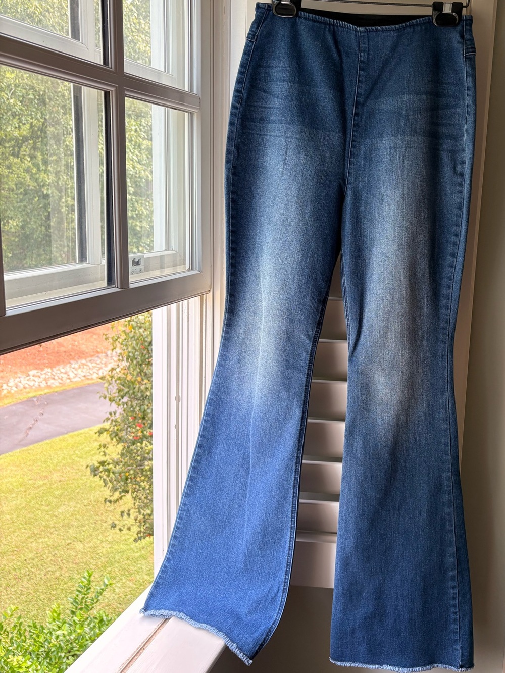 Knox Rose Medium Blue Flare Jeans